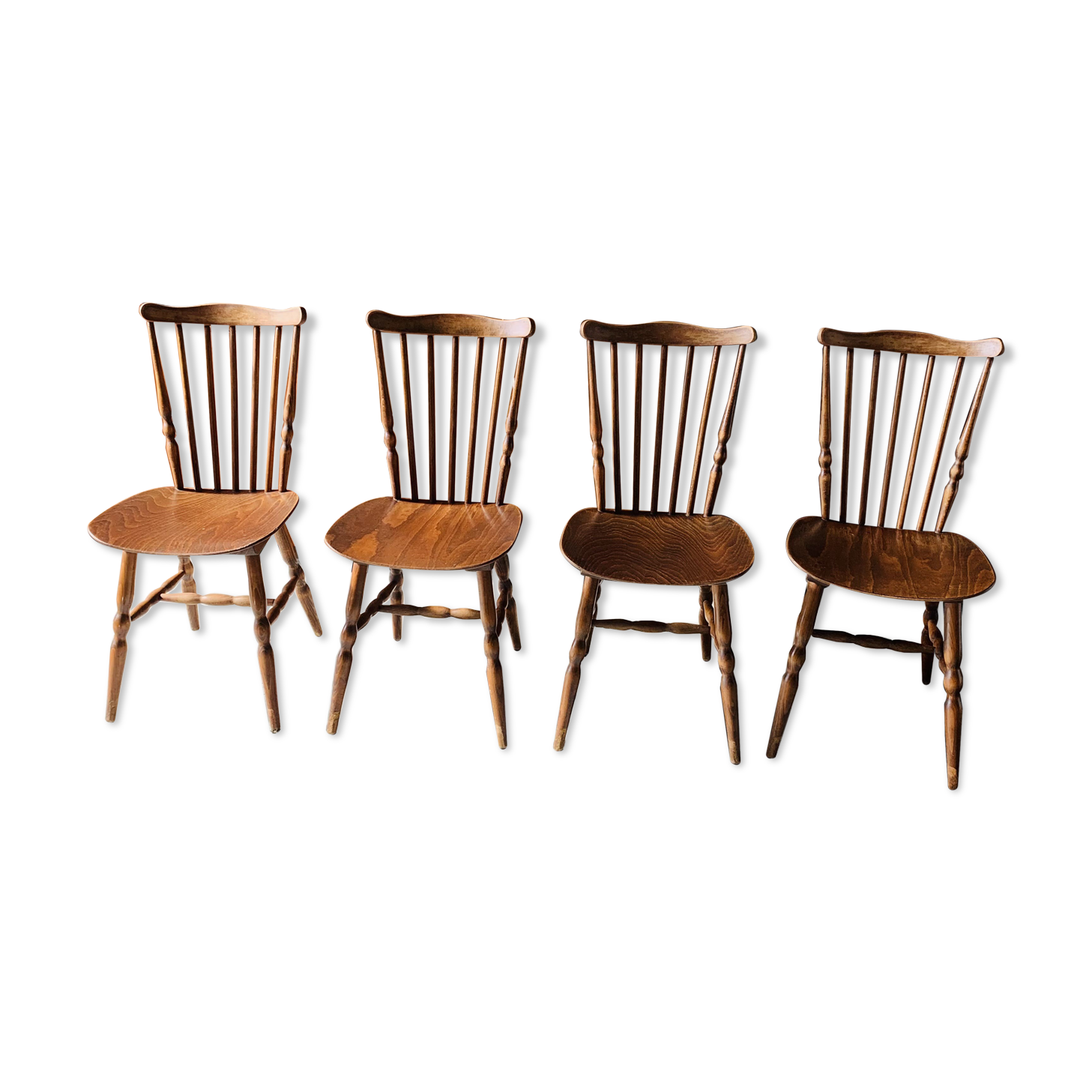 Set of 4 Baumann bistro chairs, Tacoma model