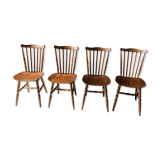 Set of 4 Baumann bistro chairs, Tacoma model