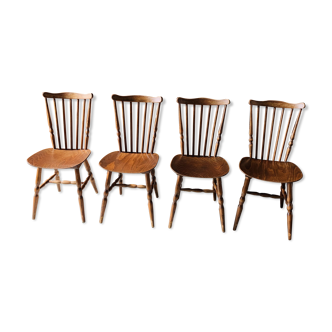 Set of 4 Baumann bistro chairs, Tacoma model