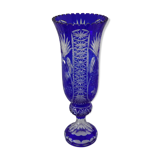 Large hand-cut Lorraine Crystal Vase