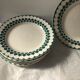 Set of 5 plates Sarreguemines Digoin model Europe
