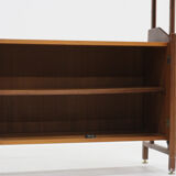 Vintage Italian mid-century bookcase wall cabinet from the 1960s, Italy.