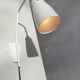 Fixed wall lamp offset 1950 white Ki-e-klair