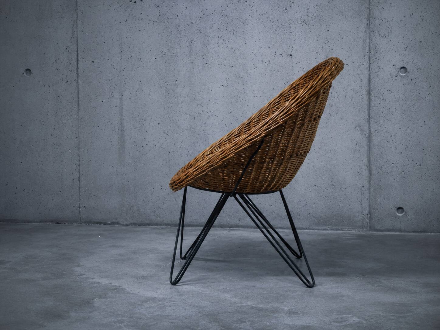 Armchair & coffee table Teun Velthuizen - Vintage 1950