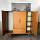 Vintage teak wardrobe
