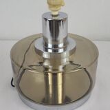 Smoked glass lamp from the 70s