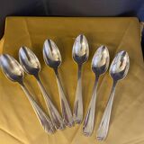 Apollo cutlery series silver metal art deco style