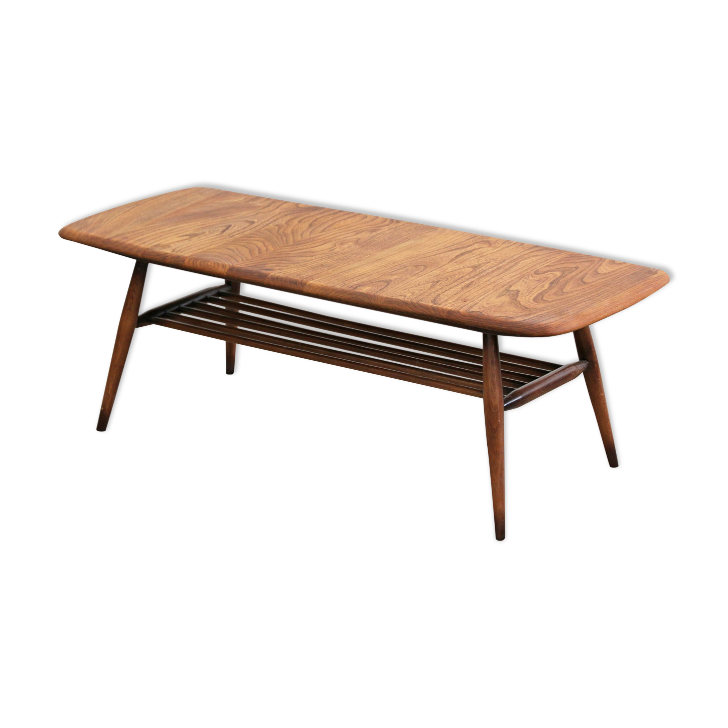 Table basse Ercol avec support de magazine