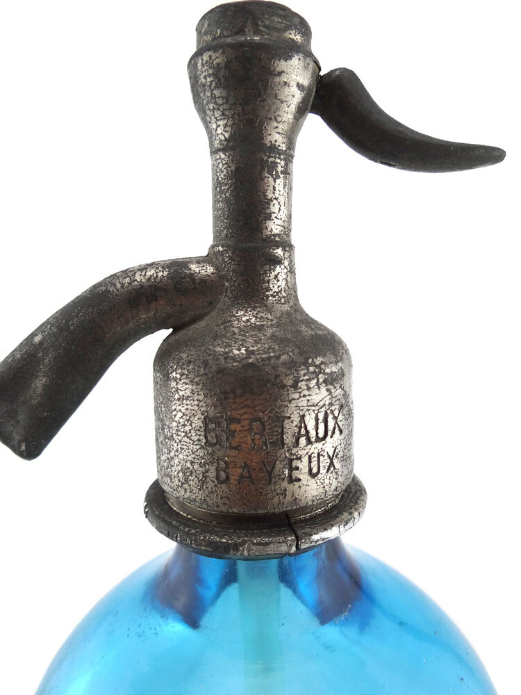 Siphon à eau de seltz bleu saint-malo