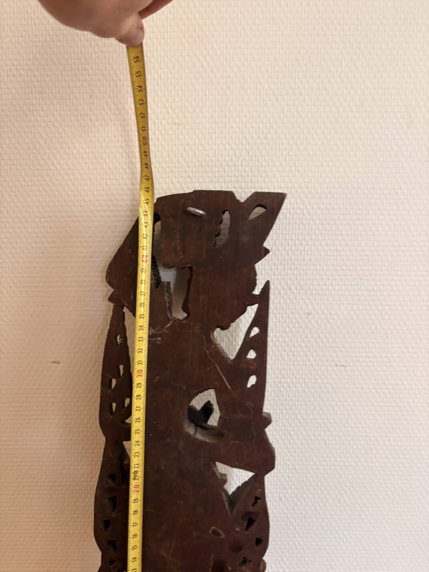 Carved Wood Panel Apsara Dancer Thailand Bali Mural Mukata Devata 19th Century