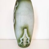 Painted Art Deco vase, 29.5 cm