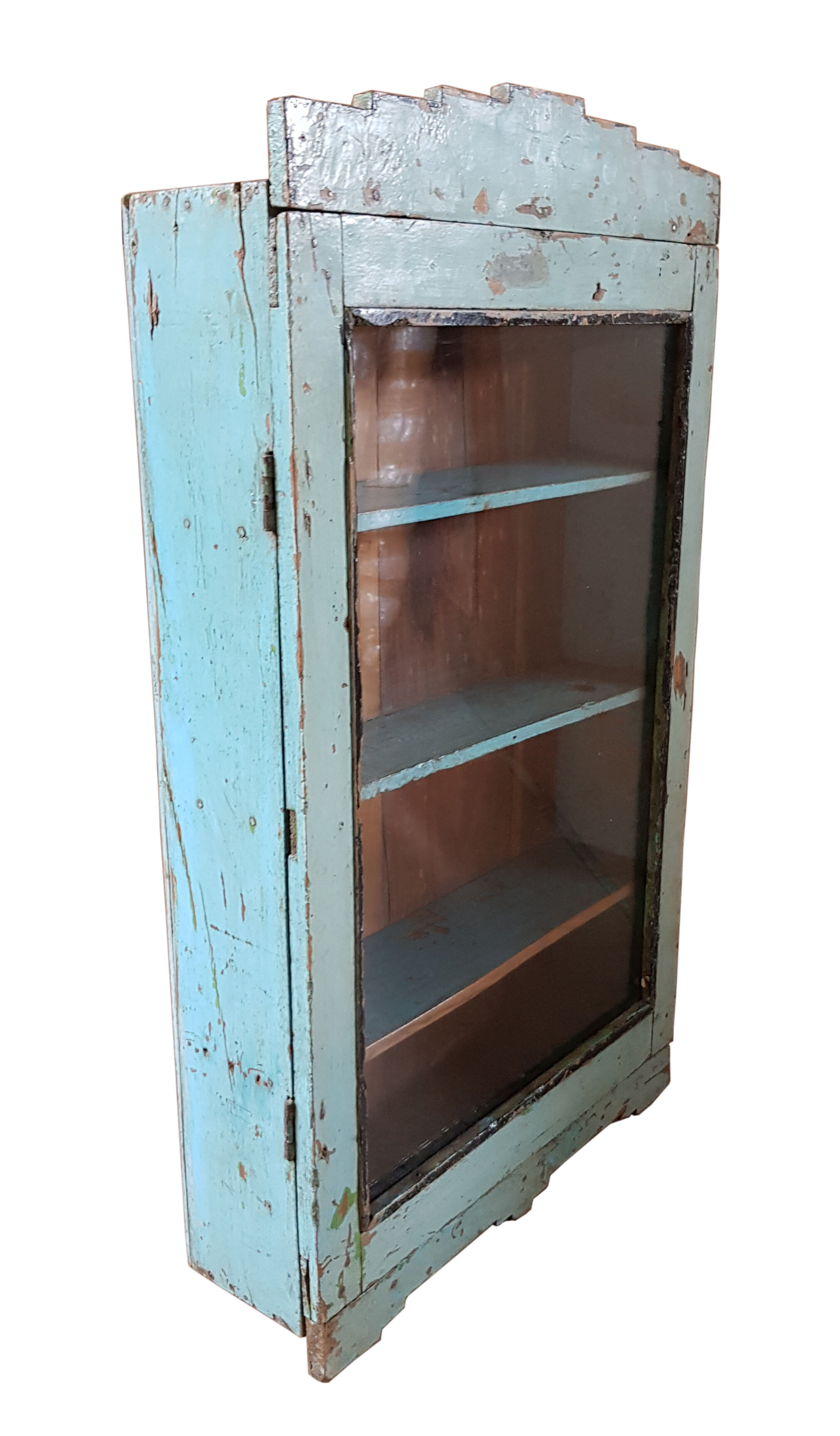 Medicine cabinet - showcase - Burmese teak wall shelf