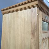 Former wardrobe of the Bank of France in light oak, 2 doors, years 30