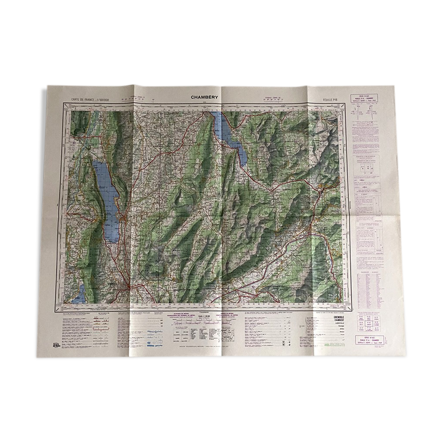 Map Chambery 1969
