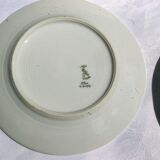 9 Dessert Plates in Limoges Art Deco Porcelain Lise de Goupy