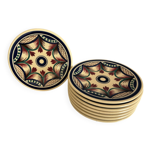 8 assiettes à dessert