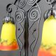 Bicéphale Art Deco lamp in wrought iron – Muller Frères Lunéville, circa 1930