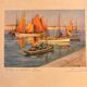 2 Estampes Anciennes / Lithographies. Île d'Oléron par Louis Lessieux