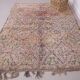 Vintage Moroccan Rug 183 x 257 cm - Berber Wool Rug - Handmade Bohemian Rug
