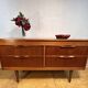 Buffet rétro vintage à quatre tiroirs en teck par Stonehill – 1960