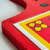 Vintage Red Plate Mat