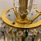 Brass  Crystal Chandelier 1960’s