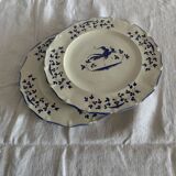 2 decorative plates from the 50s with birds