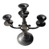 Pewter candlestick 3 branches