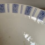 Antique ceramic salad bowl from the Gien factory