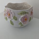 Cache pot en Barbotine