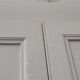 Pair of 19th-century cupboard doors and their frame (1st), woodwork
