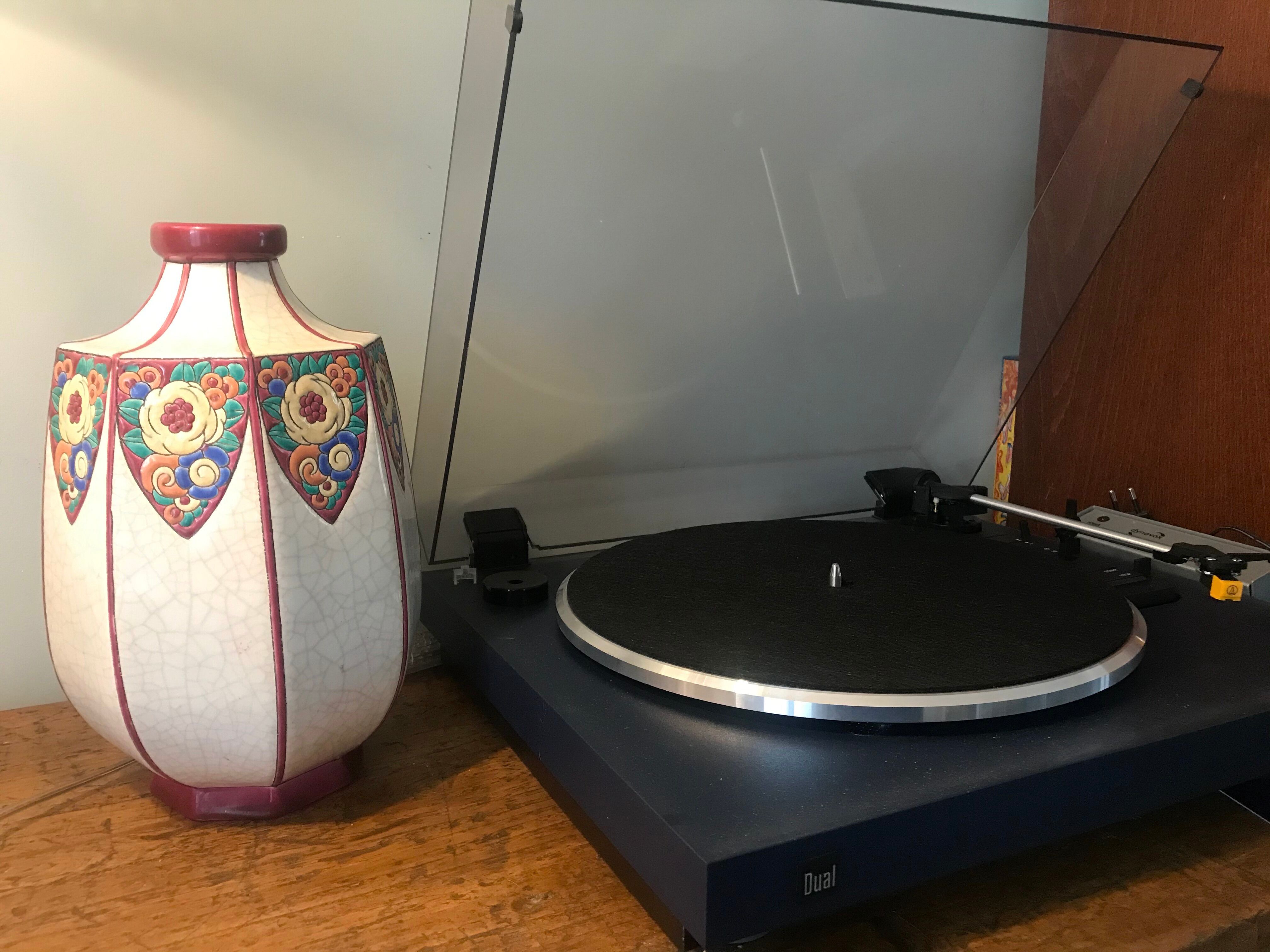 Longwy art deco vase