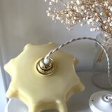 Vanilla opaline pendant light