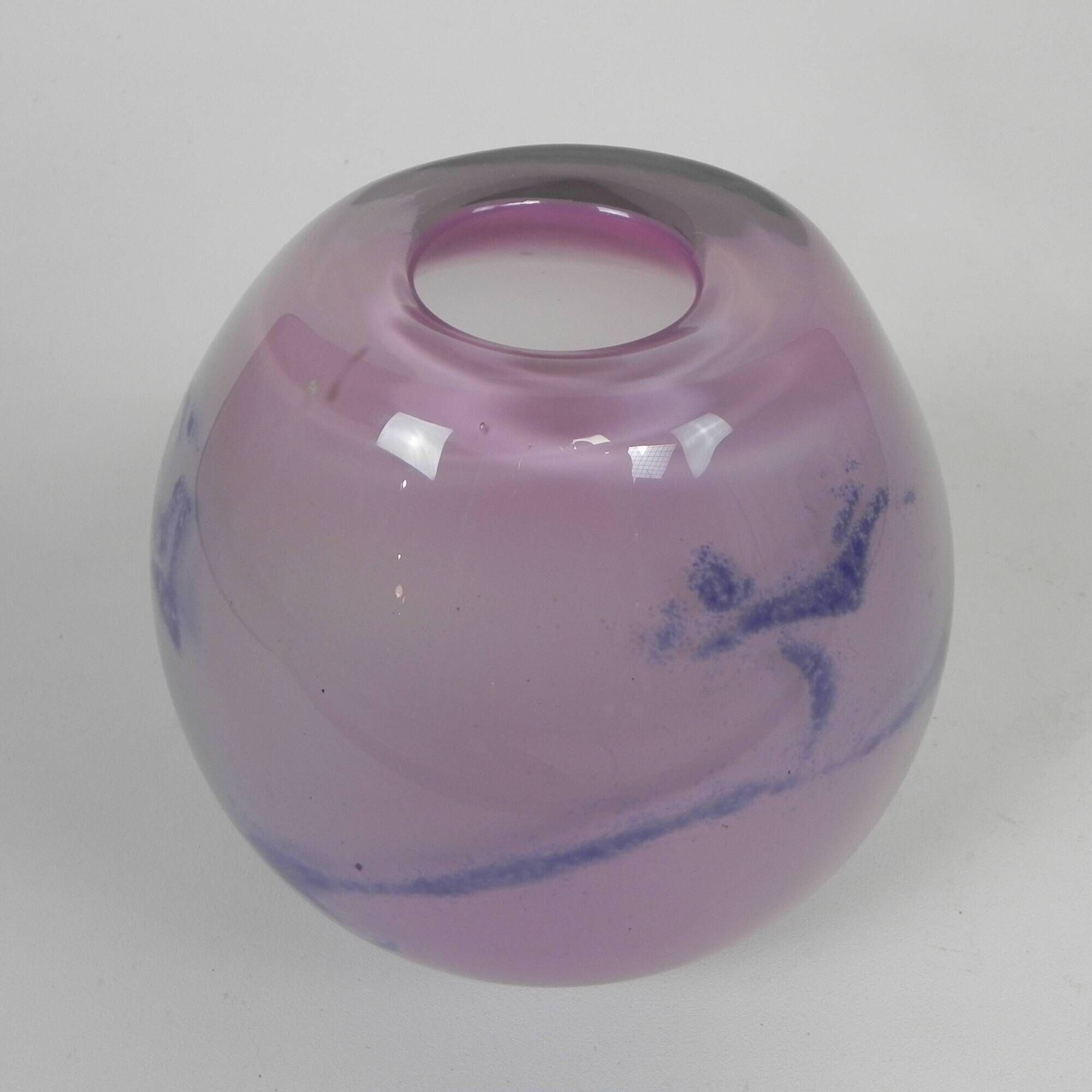 Thick-walled vintage vase, likely Severin Brorby, 1970s