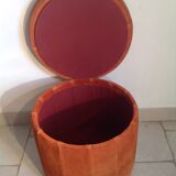 Ottoman chest leather