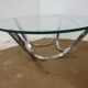 Space-age coffee table designed by Roger Sprunger for Dumbar, 1960s