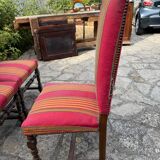 Set of 4 Louis XIII style chairs