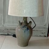Old stoneware jar lamp
