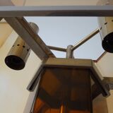 Large plexiglass lamp design year 70s Rega