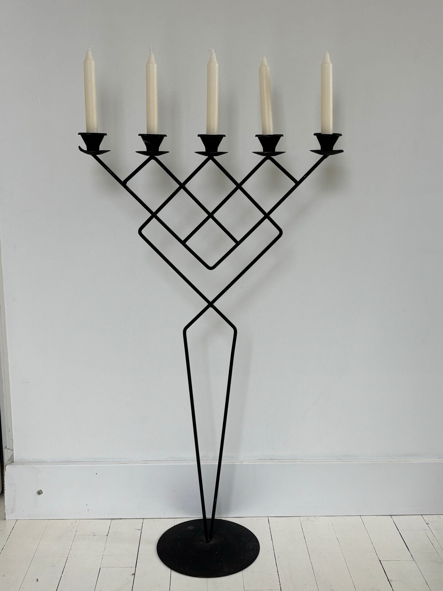 Metal chandelier