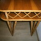 Rattan and wood desk
