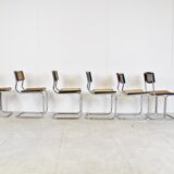 Vintage bauhaus style dining chairs, 1960s