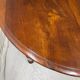 Table ronde italienne en noyer, années 1900