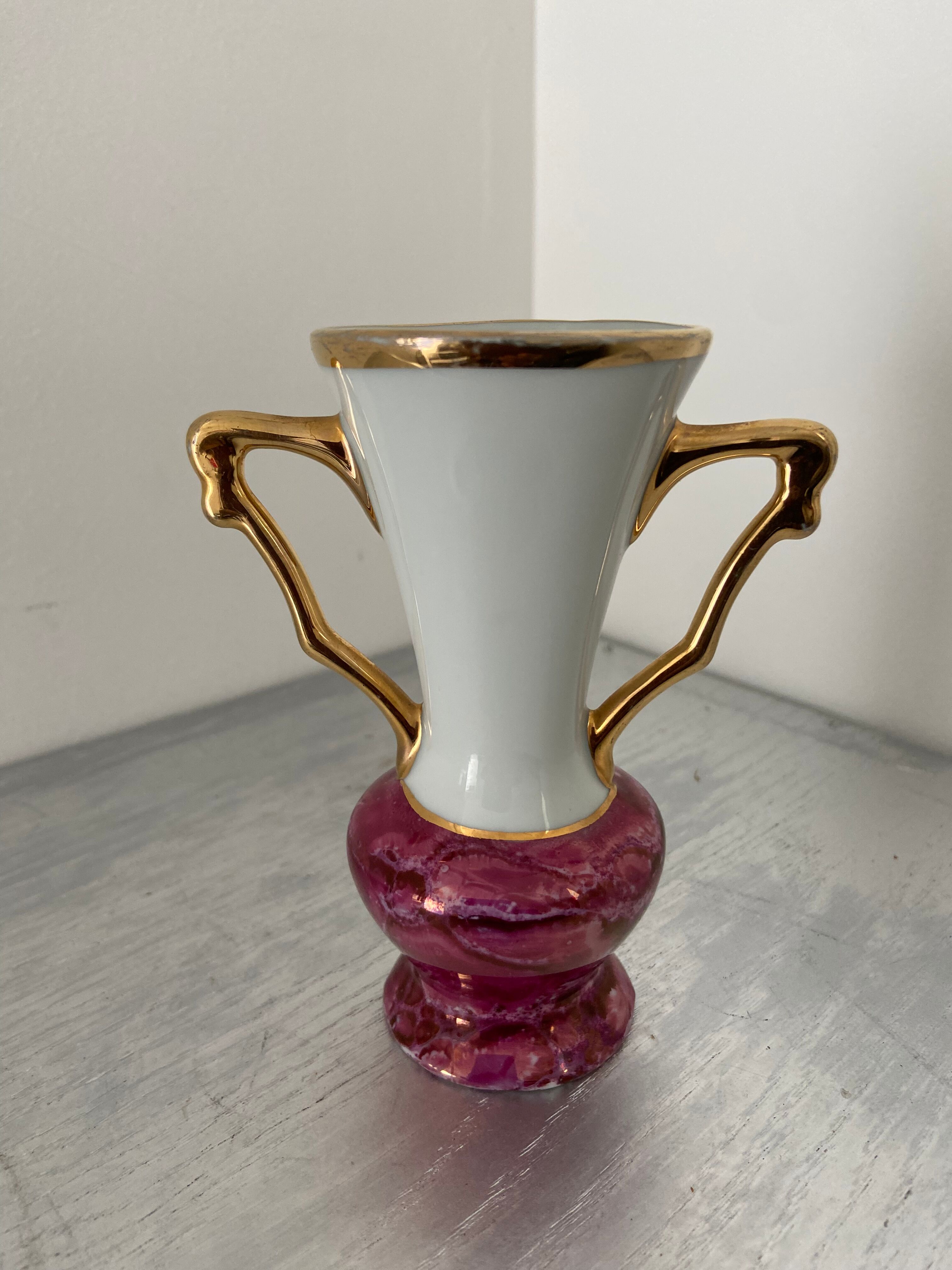 Small Limoges porcelain vase