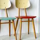 4 chaises Ton, 1960