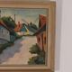 « Scène de village » par Alvar Johansson