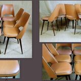 Set of 6 chairs, 60s