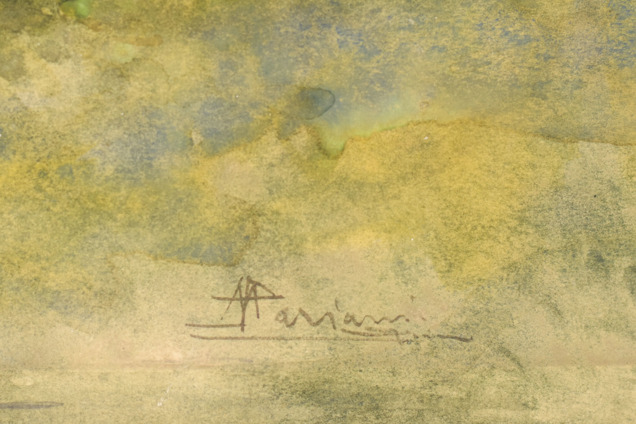 « Le bateau sur la rivière » par Pompeo Mariani