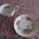 Royal Albert Porcelain Cup and Saucer (June)