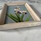 Tableau huile sur contreplaqué "Iris"